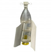 Cevador de Pesca Hidrossemeador Garrafa Pet 2L Regulagem PVC